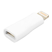 Micro USB Female to 8 Pin Lightning Male Data Sync and Charge Adaptor for iPhone 5 and iPad mini