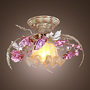 Floral loftslampe i steg featured decorration