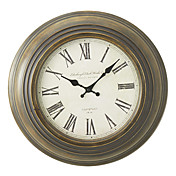 17 "Retro Metalen Wandklok