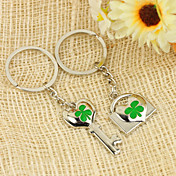 Lovely Clover Design Lover Keyring (Set of 4 Pairs)
