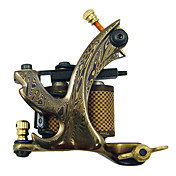 Damascus Steel 10-wrap Coil Tattoo Machine Gun for Shader