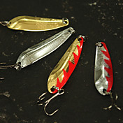 metallo cucchiai esca 50mm/7g naufragio pesca con esche artificiali 5pcs