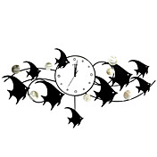 35,5 "Ocean Talk Metal Klok van de Muur