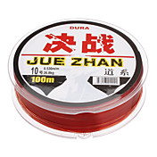 Red plastica Superior Forza / Alta resistenza all'abrasione Pesca Lines (100m, casuale)