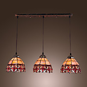 40w luz colgante de cristal moderno en diseño redondo burbuja marrón