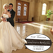 personalisierte klassischen Muster Hochzeit Tanzfläche Abziehbild (weitere Farben)