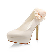 Leatherette Stiletto Party/Evening Pumps With Flower (More Colors)