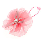 Belle bande rose de dentelle de cheveux fleur pour animaux domestiques