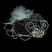 Fashion Net With Rhinestone Women's Fascinators