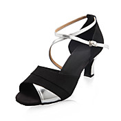 Salle de bal en satin pratique chaussures de danse supérieure chaussures de danse latine pour les femmes d'autres couleurs