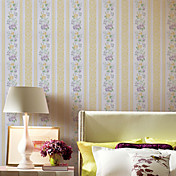 Country Style цветочные PVC Wall Paper 1301-0033