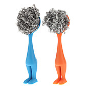 Pulizia della cucina Shy Boy a forma di pennello Pot (colore casuale)