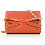 Fashion PU with Bowknot Casual Shoulder Handbag(More Colors)