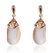 Charming lega ovale Opal Orecchini