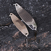Metallo Cucchiaio Bait Sinking 50mm/7g Fishing Lure 5pcs