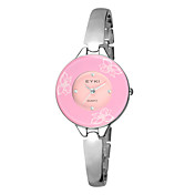 Dame Alloy Quartz Movement Glass armbåndsure Flere farver
