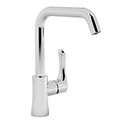 Solid Brass Chrome Finish Centerset Contemporary Kitchen Faucet