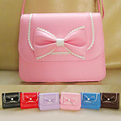Handmade Mini Cuoio Borsa Sweet Lolita con l'arco