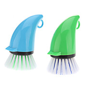 Cucina Spazzola di pulizia della parete Pot Fornello (colore casuale)
