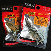 Metallo Cucchiaio Bait Sinking 53mm/10g Fishing Lure 5pcs