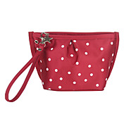 3 Farver White Dots Mønster Portable Cosmetic Makeup Pouch Hand bæretaske taske