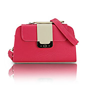 Damesmode Leuke Contrast Color PU Crossbody