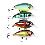 Harte Bait Schwimmende Crank Angeln Köder 50MM 7.5G (Farbe Random)