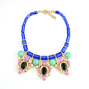 Gorgeous Alloy med akryl kvinner Halskjeder