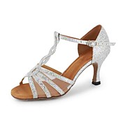 Aangepaste Vrouwen Sparkling Glitter T-Strap Latin / Ballroom Dansschoenen (meer kleuren)