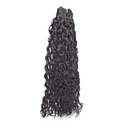 4 oz Top Qualidade 100% cabelo indiano de Remy 14 polegadas Máquina Curly frouxa feita Tramas