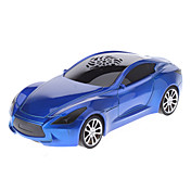 Azul Racing Car Estilo TF / USB / entrada de audio MP3 Music Speaker FM Radio (DC 5V)