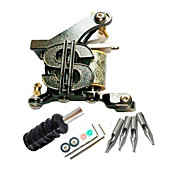 Cast Iron 10 Wraps Tattoo Machine Gun for Liner and Shader