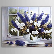 Mão Pintura a óleo pintado Natureza morta de flores 1303-SL0073