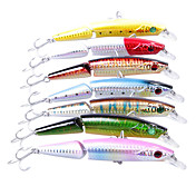 Appât dur Deux-section Minnow flottante 120MM 23G (couleur aléatoire)