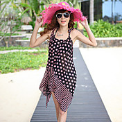 Dame Tredelt Sexy Dots bikini med Bra Pads & Steel Palle