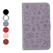 Little Evil Girl Pattern PU Leather Case for Samsung Galaxy Note 2 N7100 (Assorted Colors)