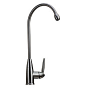 Contemporary Style Brushed Finish Brass Centerset Kitchen Faucet