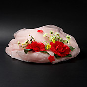 Bella raso / pizzo / lega con matrimonio Fiore / Festeggiare / Luna di miele Hat