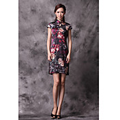High End Vintage Heavy Silk Chinese Dress