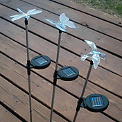 Butterfly Dragonfly Bird Shaped Solar Powered Color Changing Garden Light (Random Style)