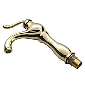 Antique Style Single Handle Centerset Ti-PVD Finish Bathroom Sink Faucet