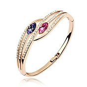Kaunis Alloy Crystal / Rhinestone Naisten rannerengas (More Colors)