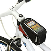 4.2 Inch Outdoor Bicycle Front Bag With Transparent PVC Touchable  Mobile Phone Screen 12496