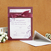 Gorgeous Design Wedding Invitation With Ribbon (Set of 50)