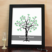 peinture personnalisée empreintes digitales - arbre noir (comprend 6 couleurs d'encre et de trame)