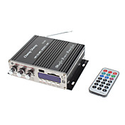 1,8 "LED 80W Hi-Fi Reproductor amplificador estéreo MP3 para Autos Motos (FM / SD / USB, 2 canales)