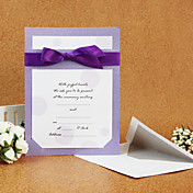 Lovely Wedding Invitation With Ribbon (Set of 50)