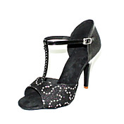 Glitter personnalisés des femmes Sparkling latine / danse de salon des chaussures avec des strass (plus de couleurs)