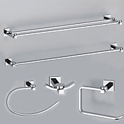 Elegance Solid Brass 5-piece Bathroom Accessory Set(0605-0401+0407+0405+0411+0410)
