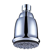 Contemporary Chrome Finish Color Changing LED Showerhead